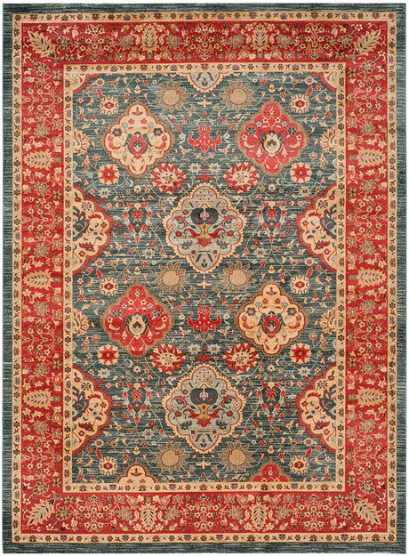 Safavieh Mahal Mah655C Navy / Red Area Rug