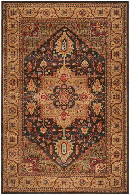 Safavieh Mahal Mah656E Navy / Natural Area Rug