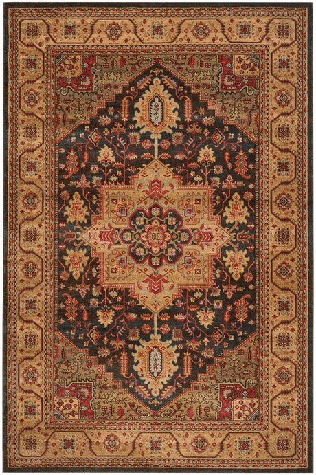 Safavieh Mahal Mah656E Navy / Natural Rugs.