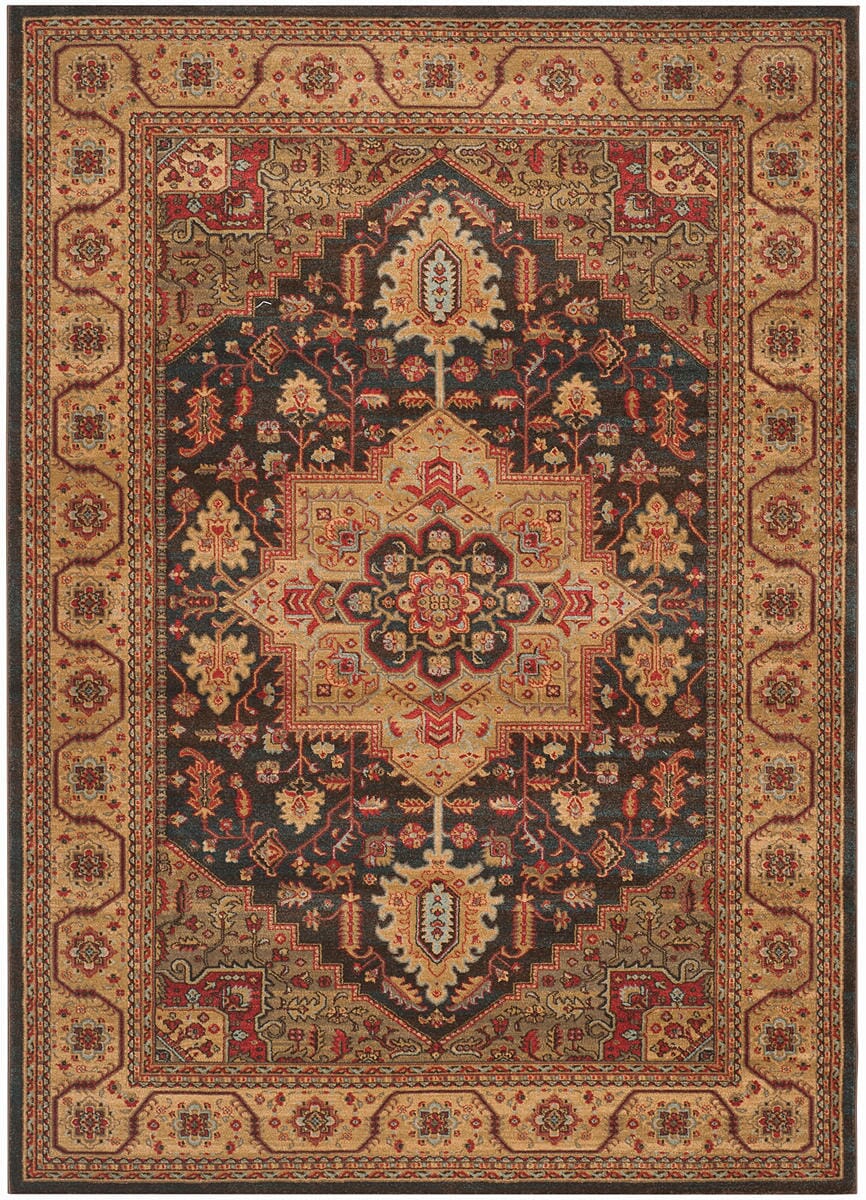 Safavieh Mahal Mah656E Navy / Natural Area Rug