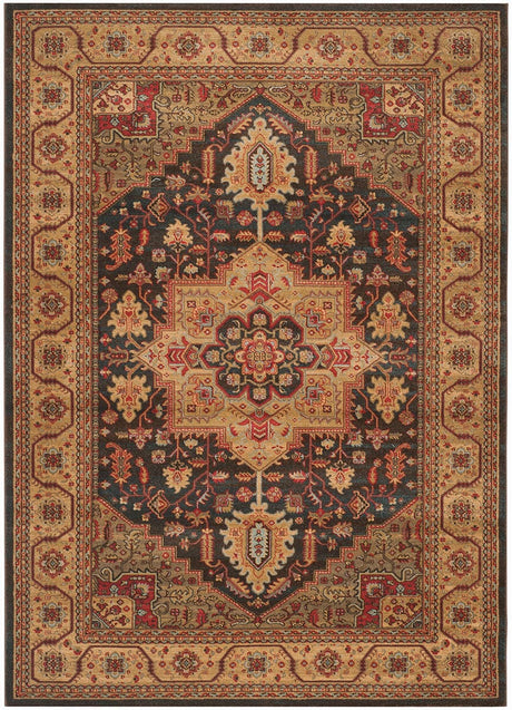 Safavieh Mahal Mah656E Navy / Natural Rugs.