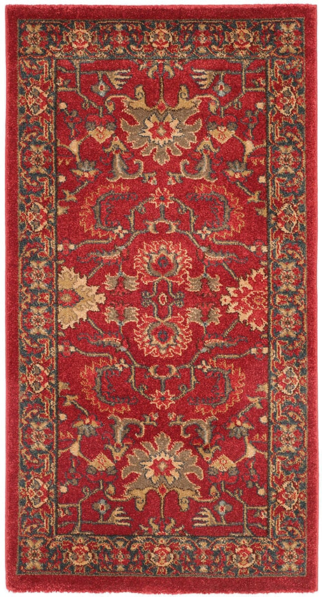 Safavieh Mahal Mah693F Red / Navy Area Rug