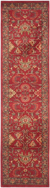 Safavieh Mahal Mah693F Red / Navy Area Rug