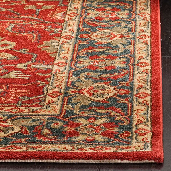 Safavieh Mahal Mah693F Red / Navy Area Rug