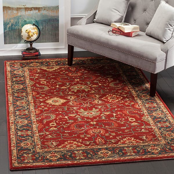 Safavieh Mahal Mah693F Red / Navy Area Rug