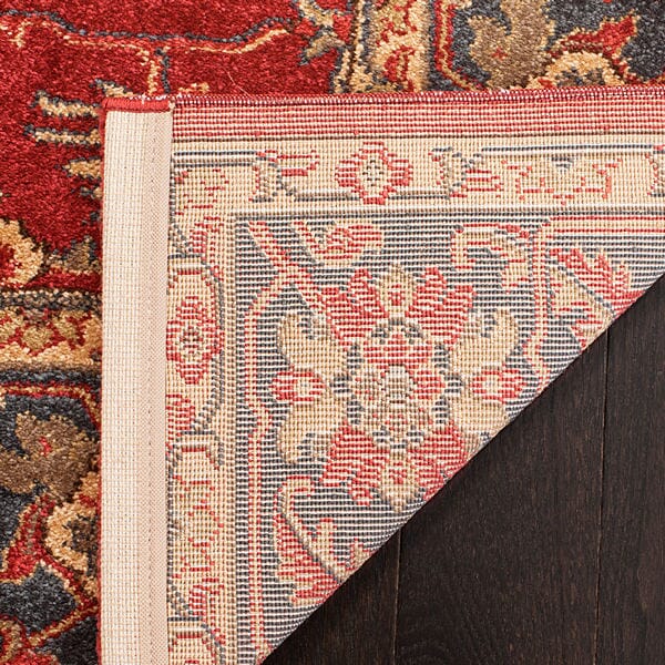 Safavieh Mahal Mah693F Red / Navy Area Rug