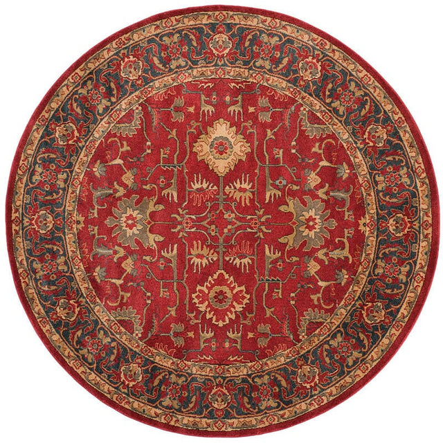 Safavieh Mahal Mah693F Red / Navy Area Rug