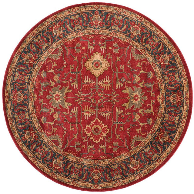 Safavieh Mahal Mah693F Red / Navy Area Rug