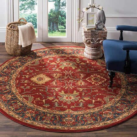 Safavieh Mahal Mah693F Red / Navy Area Rug