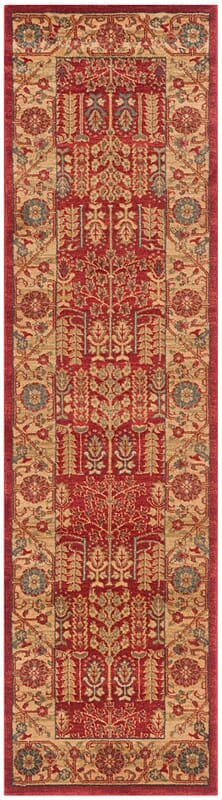 Safavieh Mahal Mah697A Red / Natural Rugs.