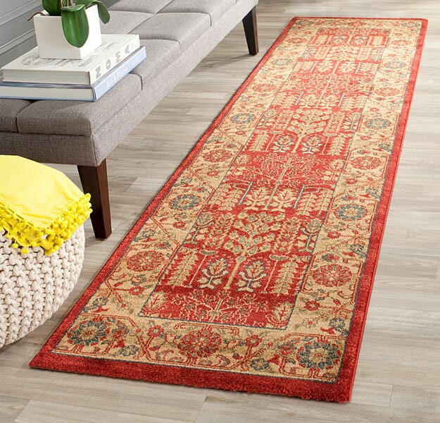 Safavieh Mahal Mah697A Red / Natural Rugs.