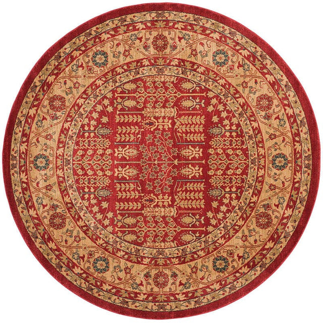 Safavieh Mahal Mah697A Red / Natural Rugs.