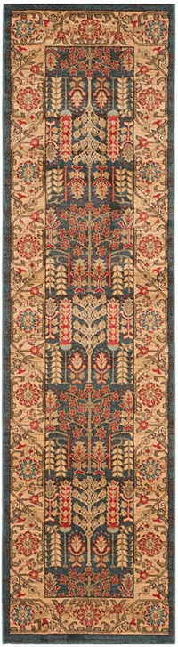 Safavieh Mahal Mah697E Navy / Natural Area Rug