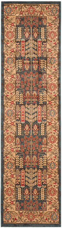 Safavieh Mahal Mah697E Navy / Natural Area Rug