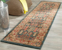 Safavieh Mahal Mah697E Navy / Natural Area Rug