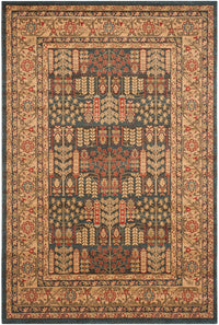 Safavieh Mahal Mah697E Navy / Natural Area Rug