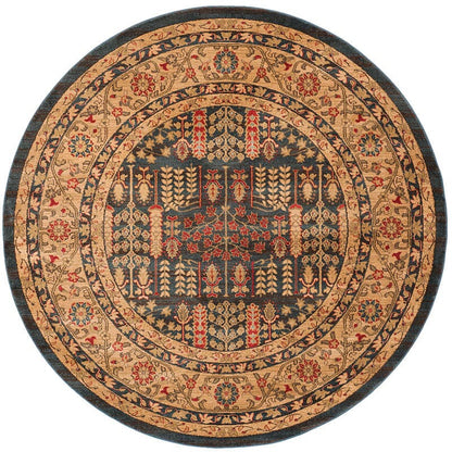 Safavieh Mahal Mah697E Navy / Natural Area Rug