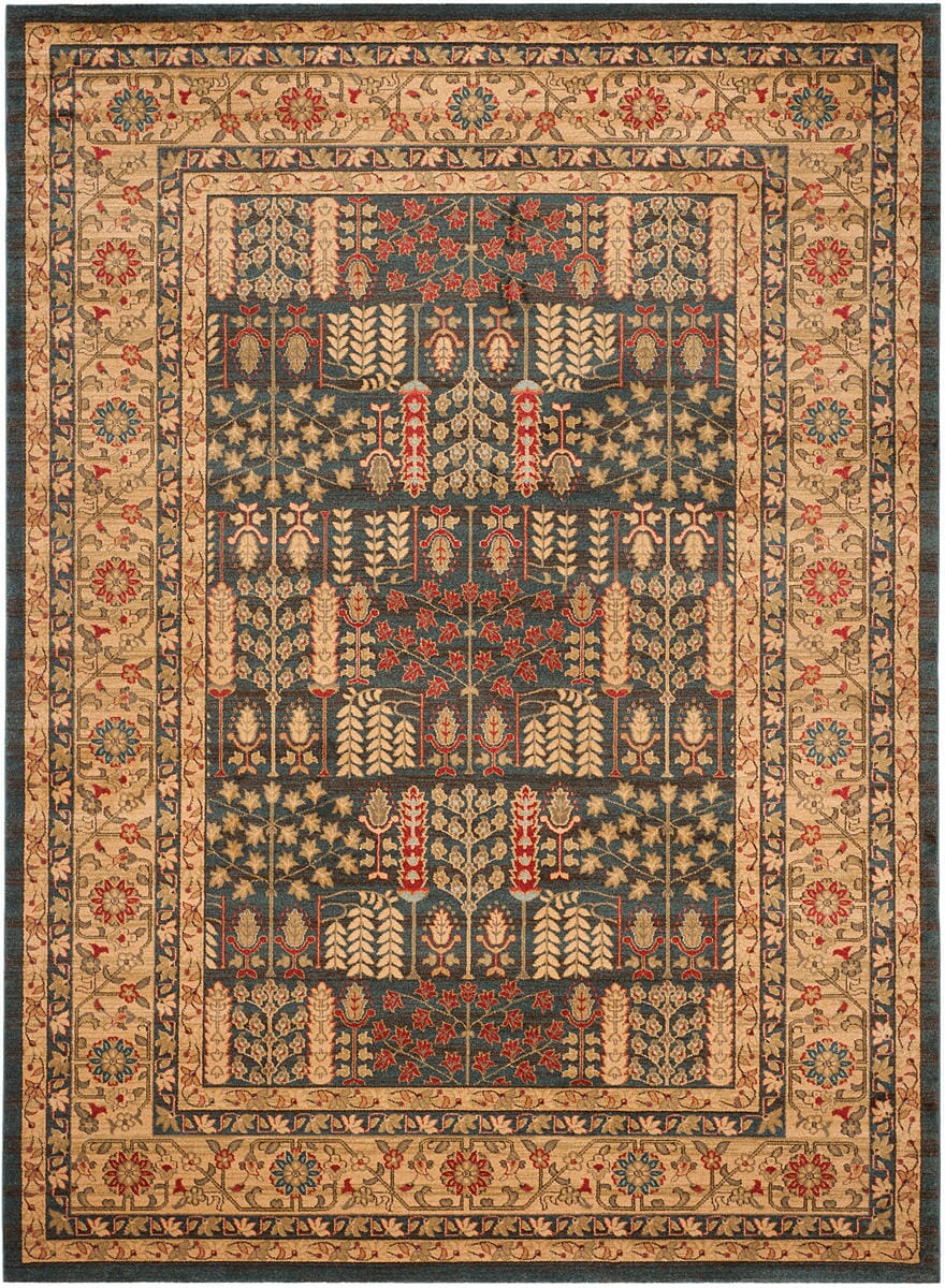 Safavieh Mahal Mah697E Navy / Natural Area Rug