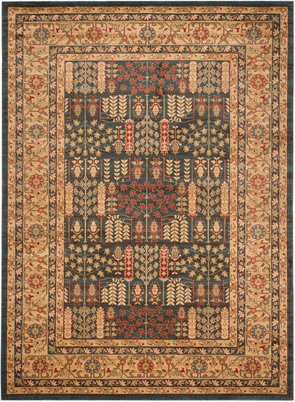 Safavieh Mahal Mah697E Navy / Natural Area Rug