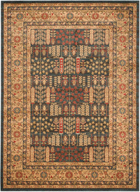 Safavieh Mahal Mah697E Navy / Natural Area Rug