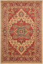 Safavieh Mahal Mah698A Red / Natural Area Rug