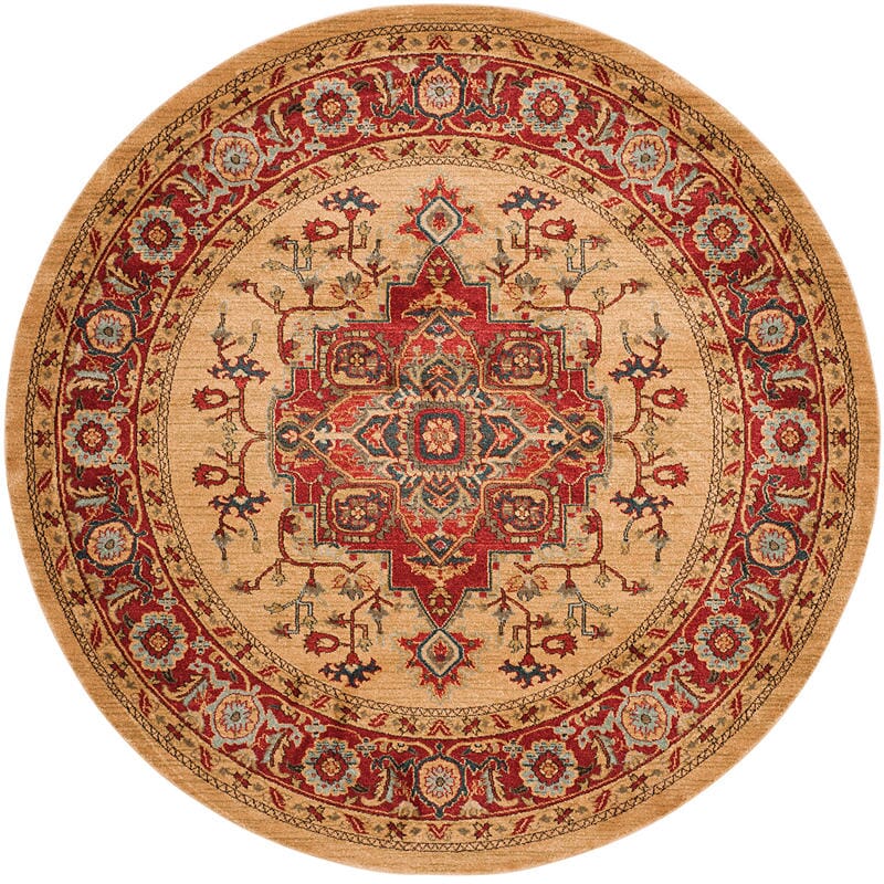 Safavieh Mahal Mah698A Red / Natural Rugs.