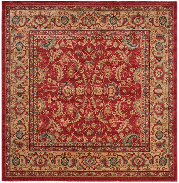 Safavieh Mahal Mah699A Red / Natural Rugs.