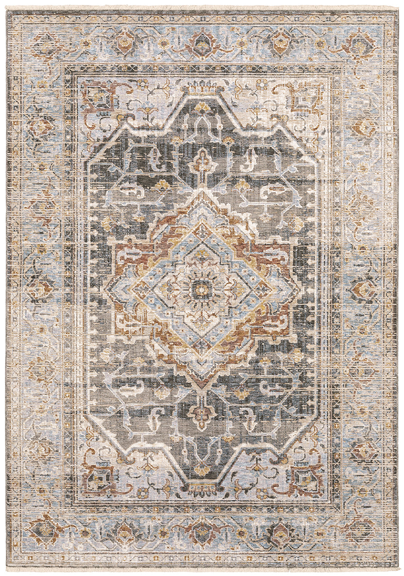 Oriental Weavers Sphinx Maharaja 1803X Charcoal/ Blue Area Rug