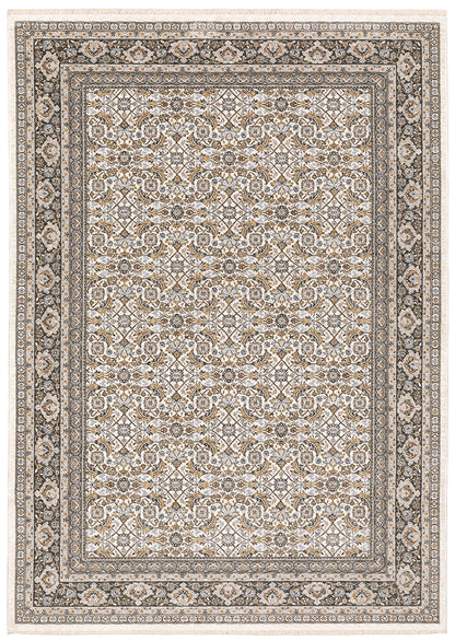 Oriental Weavers Sphinx Maharaja 2061N Ivory/ Charcoal Area Rug