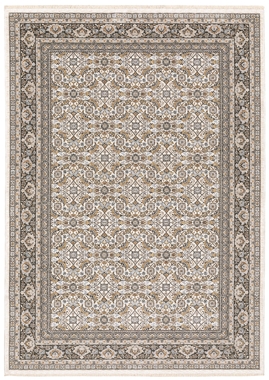 Oriental Weavers Sphinx Maharaja 2061N Ivory/ Charcoal Area Rug