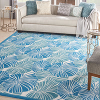 Nourison Sun N Shade Snd87 Blue Area Rug