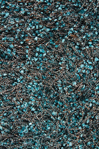 Chandra Mai mai14202 Blue Shag Area Rug