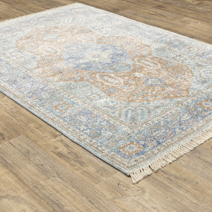 Oriental Weavers Sphinx Malabar 45301 Blue/ Red Area Rug