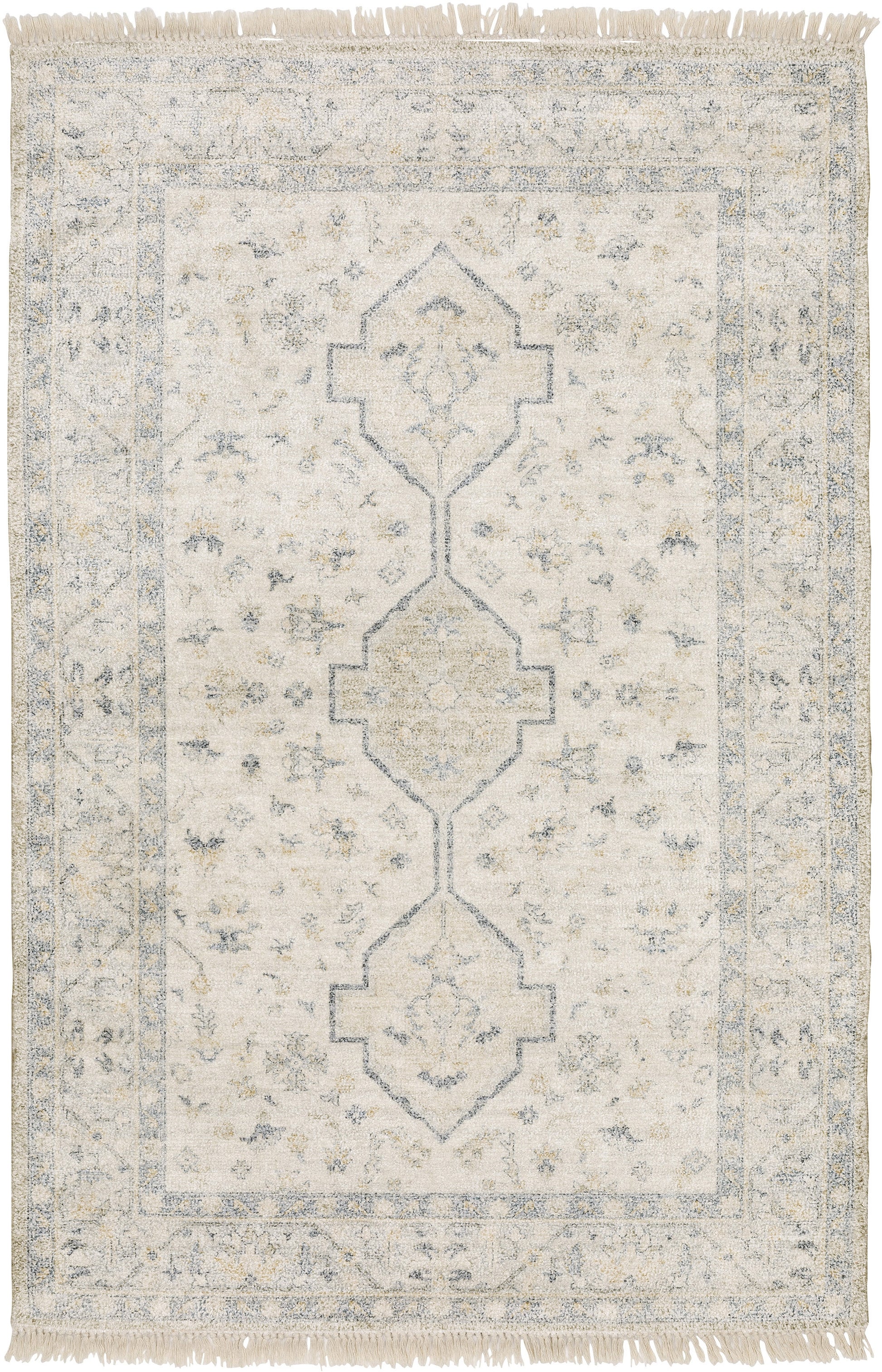 Oriental Weavers Sphinx Malabar 45304 Beige/ Charcoal Area Rug