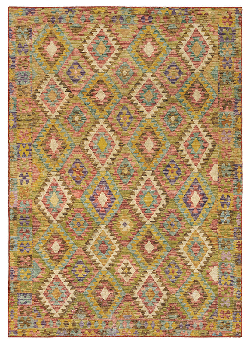 Oriental Weavers Sphinx Malibu Mal07 Gold/ Multi Area Rug