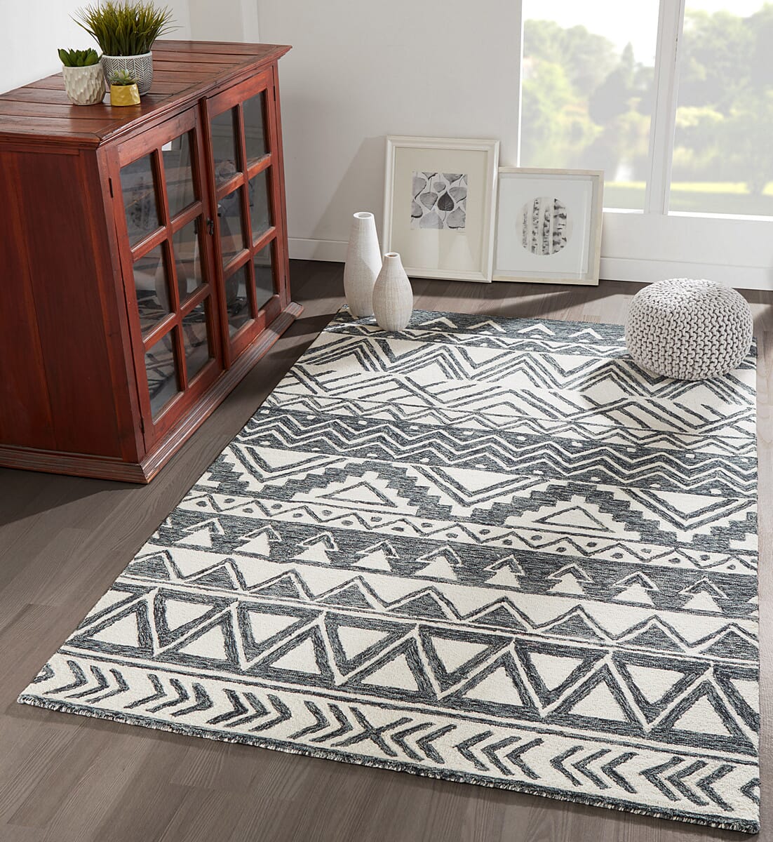 Momeni Mallorca Mrc-3 Charcoal Moroccan Area Rug