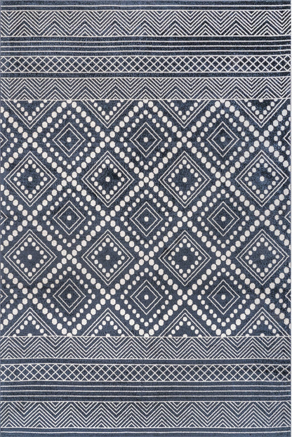 AreaRugs.com Wavaj Nwa1271A Blue Area Rug