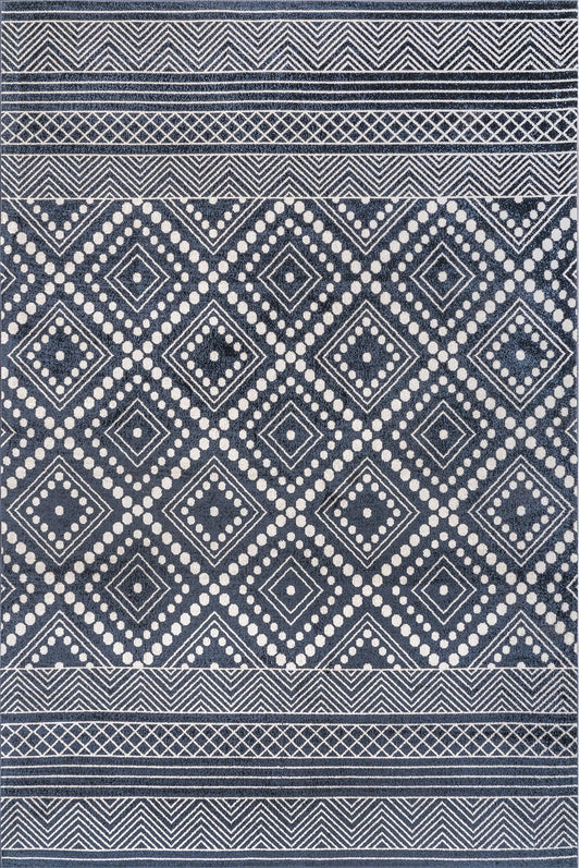 AreaRugs.com Wavaj Nwa1271A Blue Area Rug