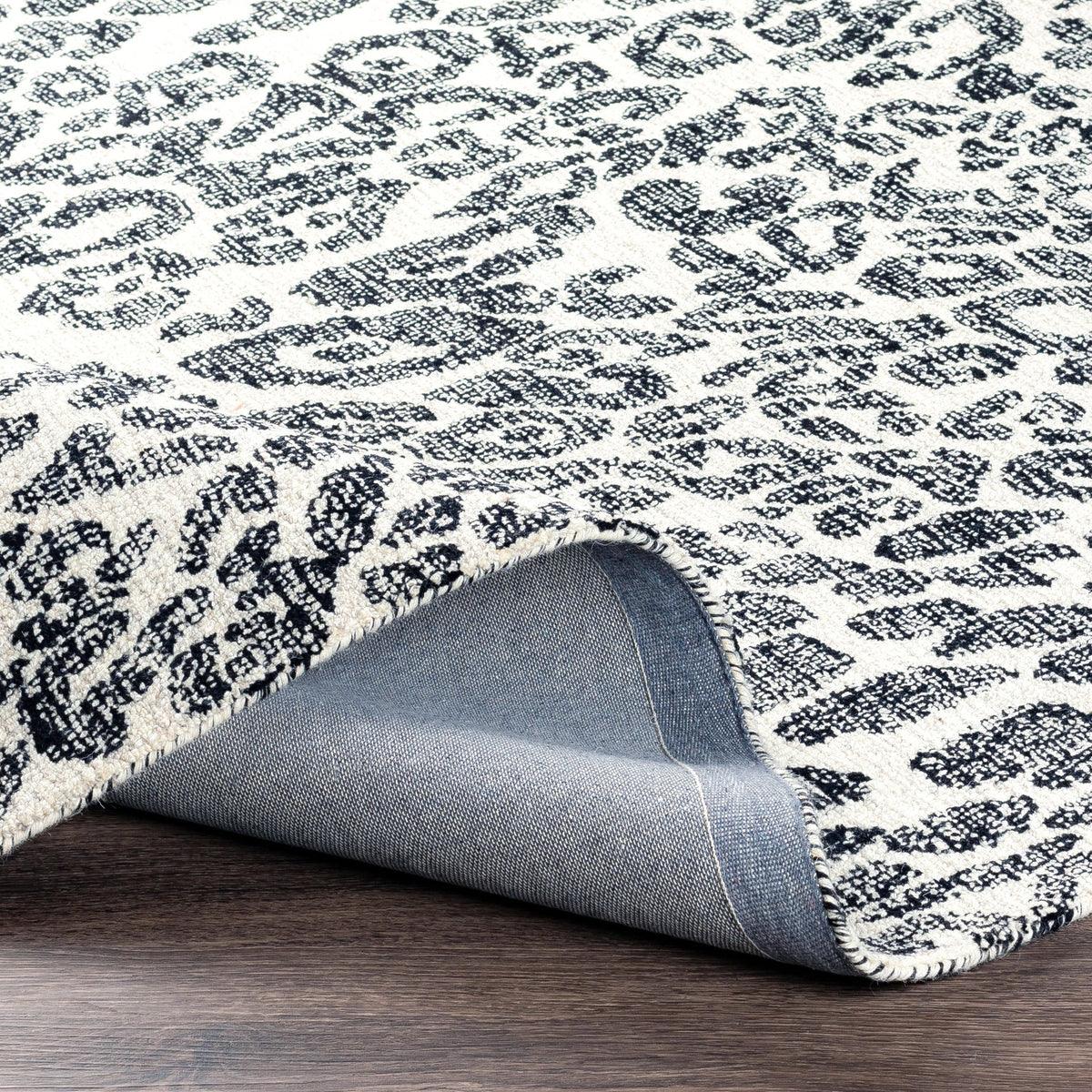 Surya Maroc Mar-2323 Black, Medium Gray, Beige Rugs.