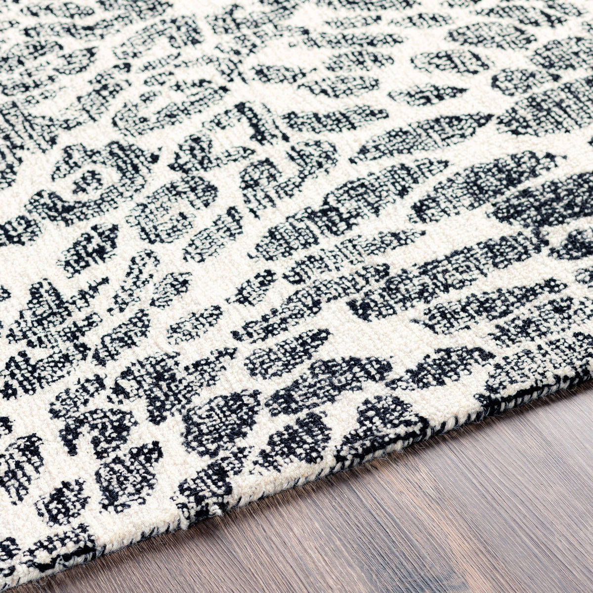 Surya Maroc Mar-2323 Black, Medium Gray, Beige Rugs.