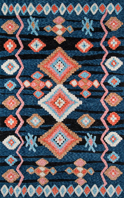 Momeni Margaux Mgx-4 Navy Southwestern Area Rug