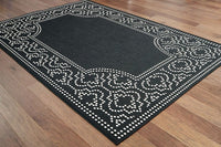 Oriental Weavers Sphinx Marina 1247K Black / Ivory Area Rug