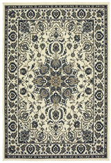 Oriental Weavers Sphinx Marina 1248W Ivory / Navy Rugs.