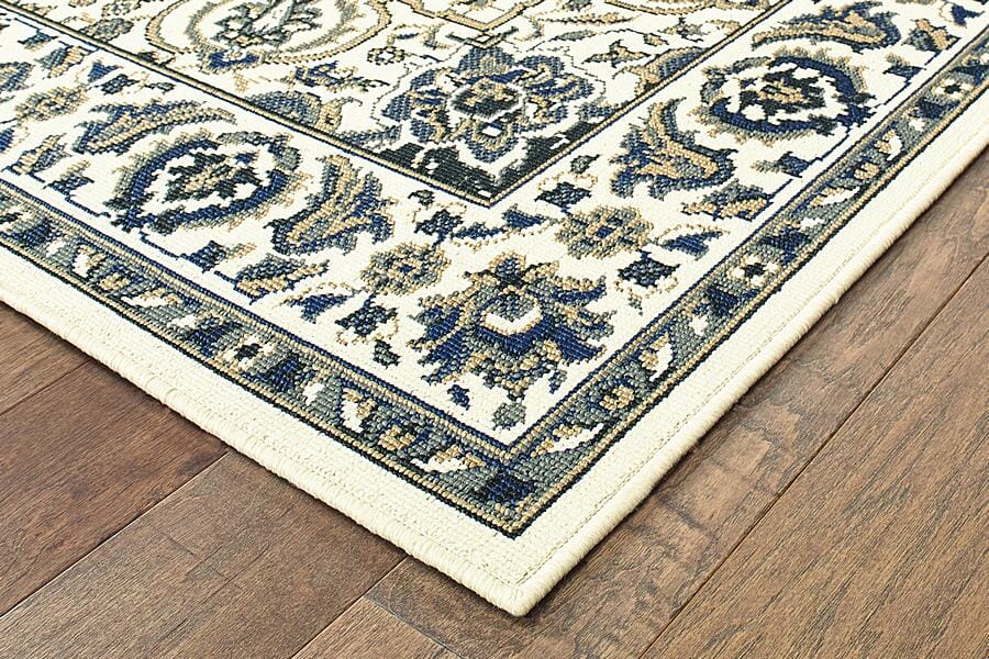 Oriental Weavers Sphinx Marina 1248W Ivory / Navy Rugs.