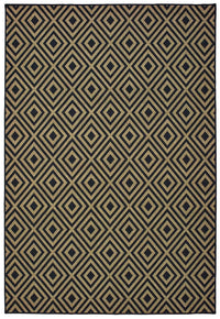 Oriental Weavers Sphinx Marina 2335K Black / Tan Geometric Area Rug
