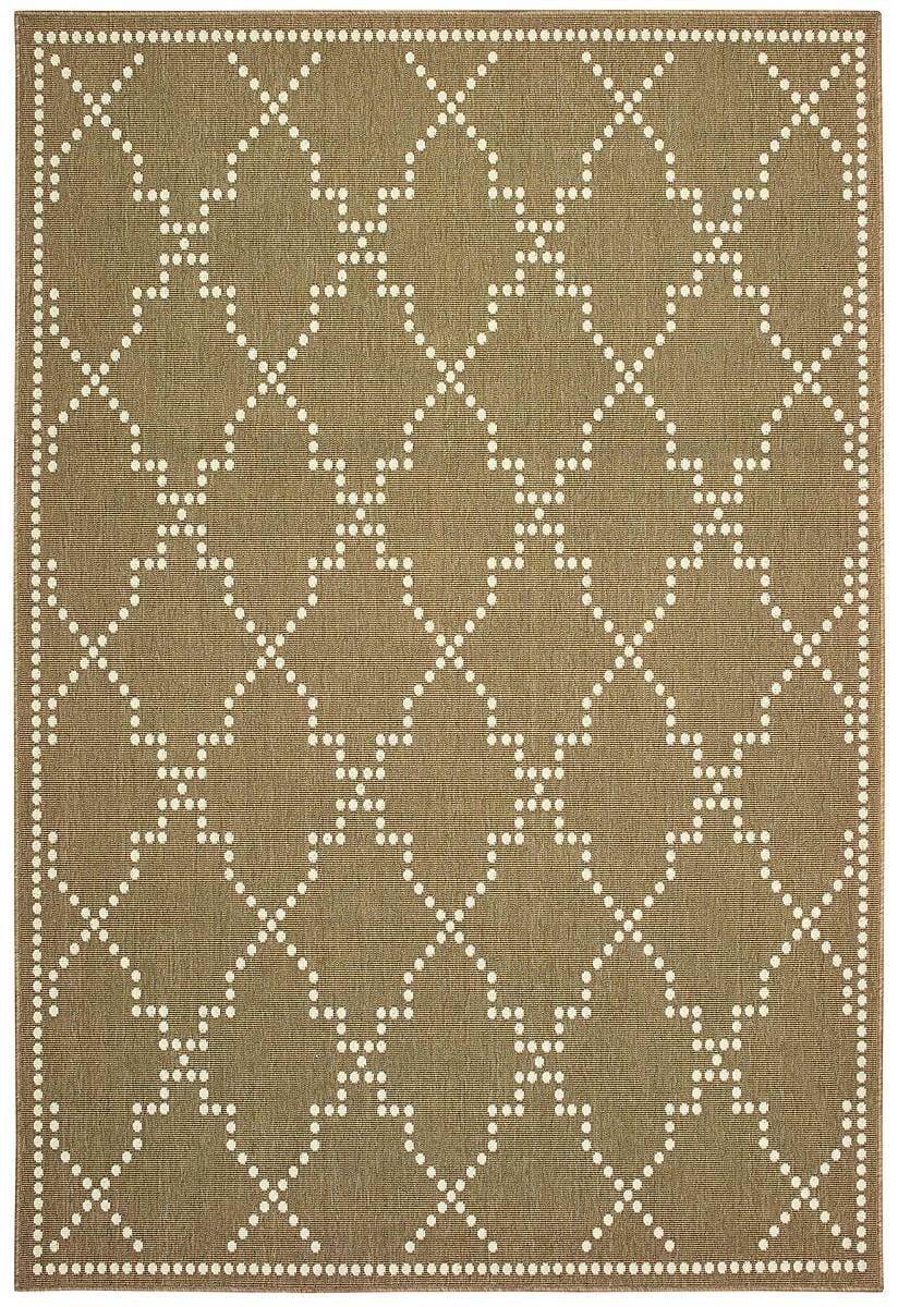 Oriental Weavers Sphinx Marina 7765Y Tan / Ivory Geometric Area Rug