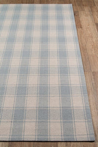 Momeni Erin Gates Marlborough Charles Mlb-1 Light Blue Geometric Area Rug