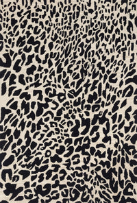 Loloi Masai Mas-02 Black / Ivory Animal Prints /Images Area Rug