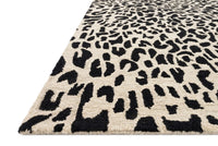 Loloi Masai Mas-02 Black / Ivory Animal Prints /Images Area Rug