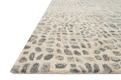 Loloi Masai Mas-03 Silver Grey / Ivory Area Rug